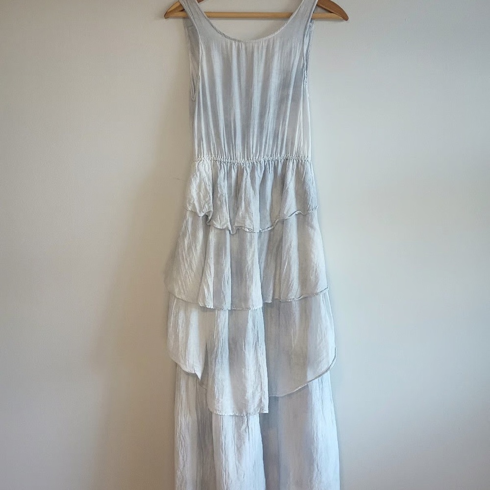 LoveShackFancy High-Low Ruffle Dress - Picture 3 of 4